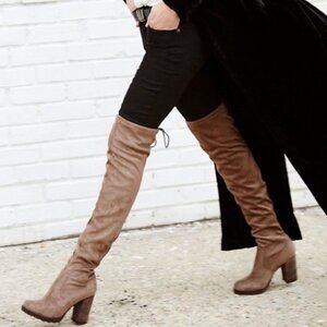 Free People North Star Over The Knee Boots in Taupe (EU40)